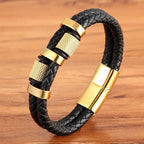 Martin Duval Braided Leather Bracelet - Style 18