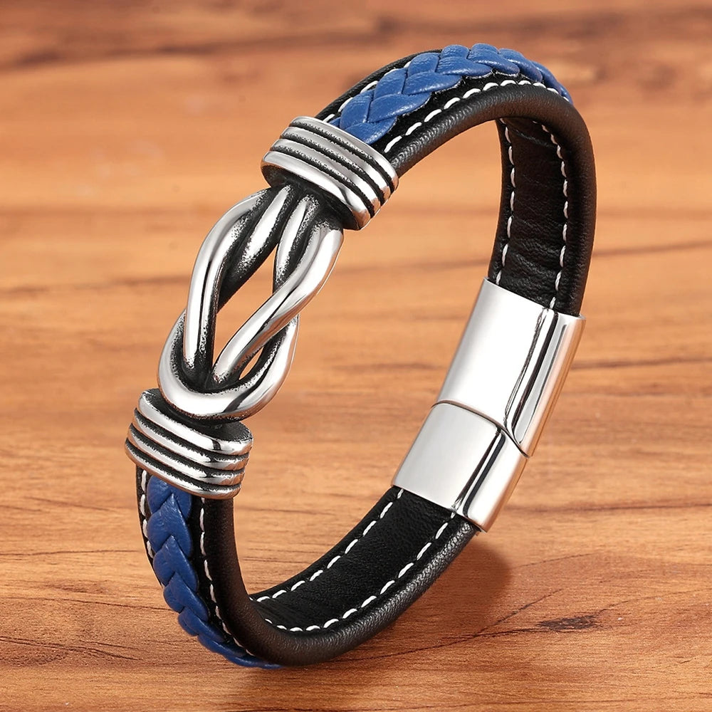 Martin Duval Braided Leather Bracelet - Style 15