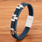 Martin Duval Braided Leather Bracelet - Style 17