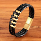 Martin Duval Braided Leather Bracelet - Style 07