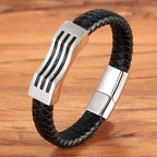 Martin Duval Braided Leather Bracelet - Style 28