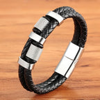 Martin Duval Braided Leather Bracelet - Style 12