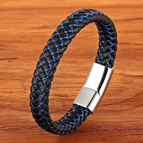 Martin Duval Braided Leather Bracelet - Style 14