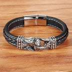 Martin Duval Braided Leather Bracelet - Style 13