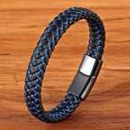 Martin Duval Braided Leather Bracelet - Style 09
