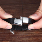 Martin Duval Braided Leather Bracelet