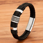 Martin Duval Braided Leather Bracelet - Style 02