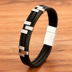 Martin Duval Braided Leather Bracelet - Style 16
