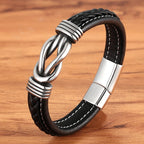 Martin Duval Braided Leather Bracelet - Style 08