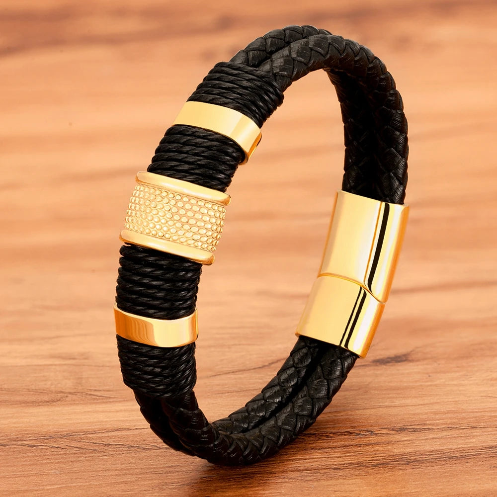 Martin Duval Braided Leather Bracelet - Style 03