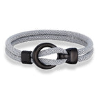 Martin Duval Nautical Rope Bracelet - Grey