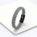 Martin Duval Two-Tone Braided Bracelet - Style 12