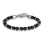 Martin Duval Stone Bead Bracelet - Lava Rock Stone