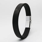 Martin Duval Leather Band Bracelet - Black