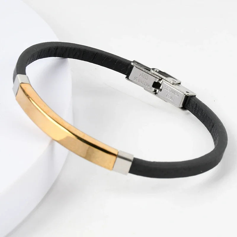 Martin Duval Minimal Bar Bracelet - Gold