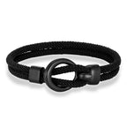 Martin Duval Nautical Rope Bracelet - Black