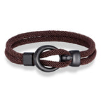 Martin Duval Nautical Rope Bracelet - Coffee