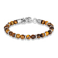 Martin Duval Stone Bead Bracelet - Tiger Eye Stone