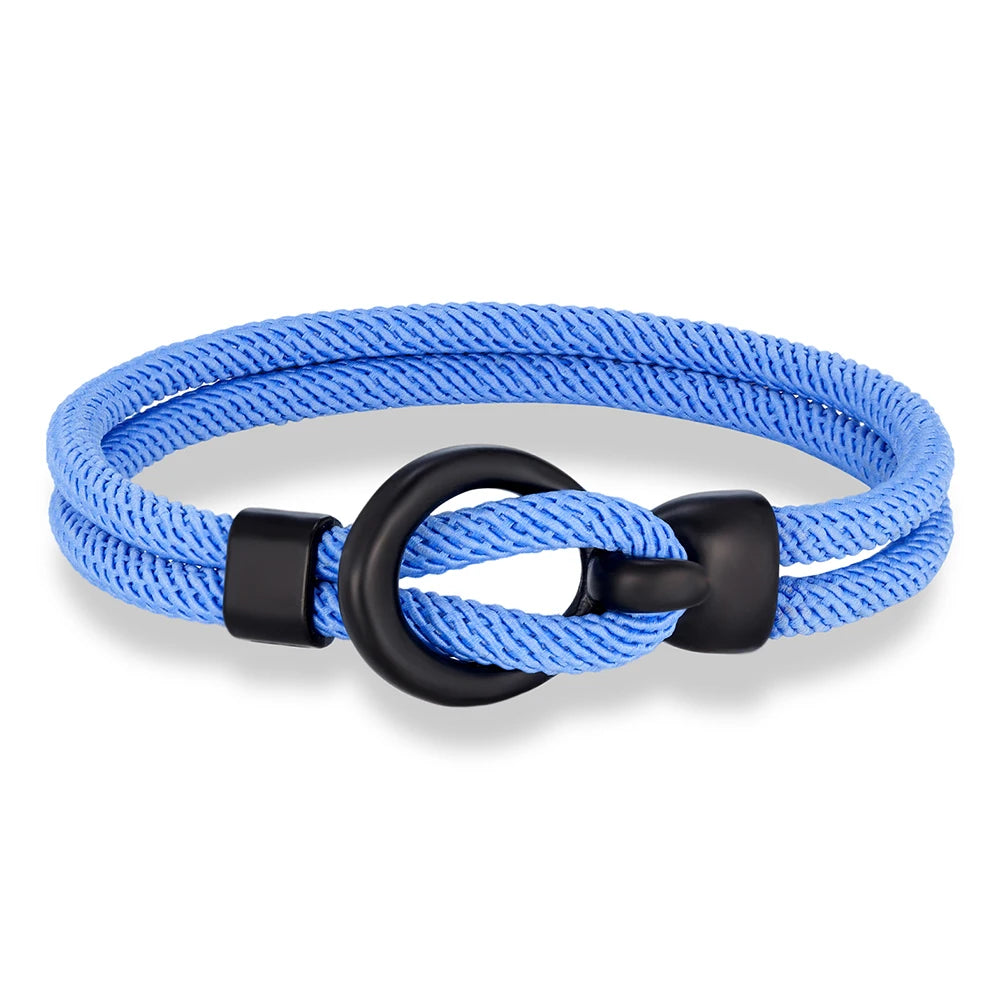 Martin Duval Nautical Rope Bracelet - Blue