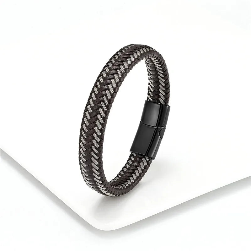 Martin Duval Two-Tone Braided Bracelet - Style 15