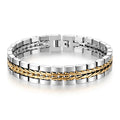 Martin Duval Watch-Link Bracelet - Silver Gold