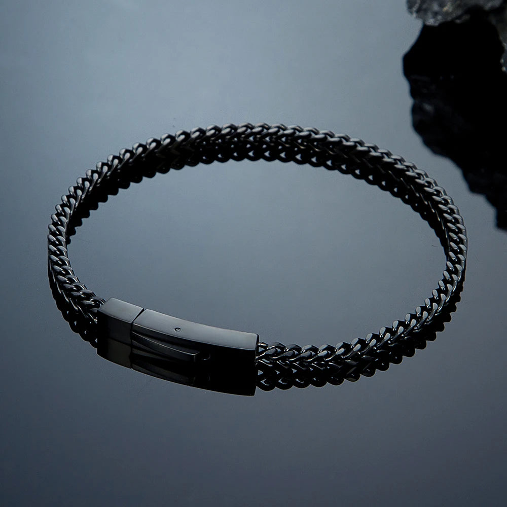 Martin Duval Slim Chain Bracelet - Black