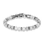 Martin Duval Stone Bead Bracelet - White Turquoise