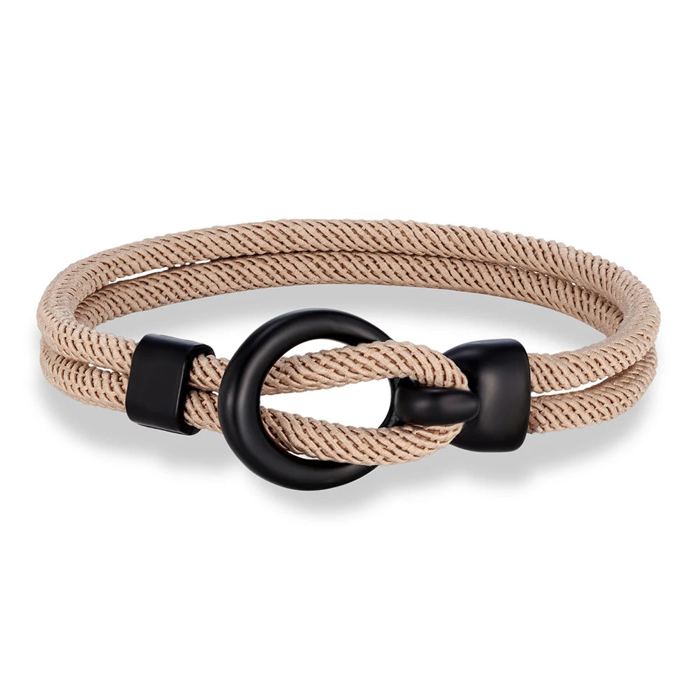 Martin Duval Nautical Rope Bracelet - Champagne