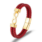Martin Duval Infinity Bracelet - Gold Red