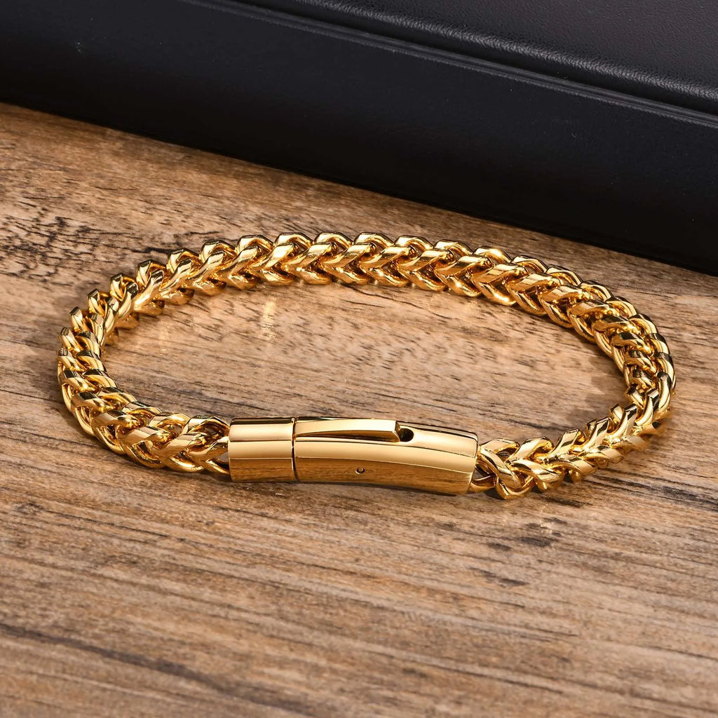Martin Duval Double Foxtail Chain Bracelet - Gold