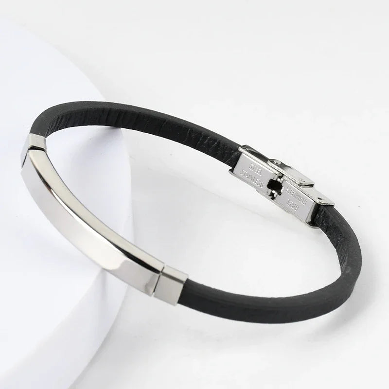 Martin Duval Minimal Bar Bracelet - Silver