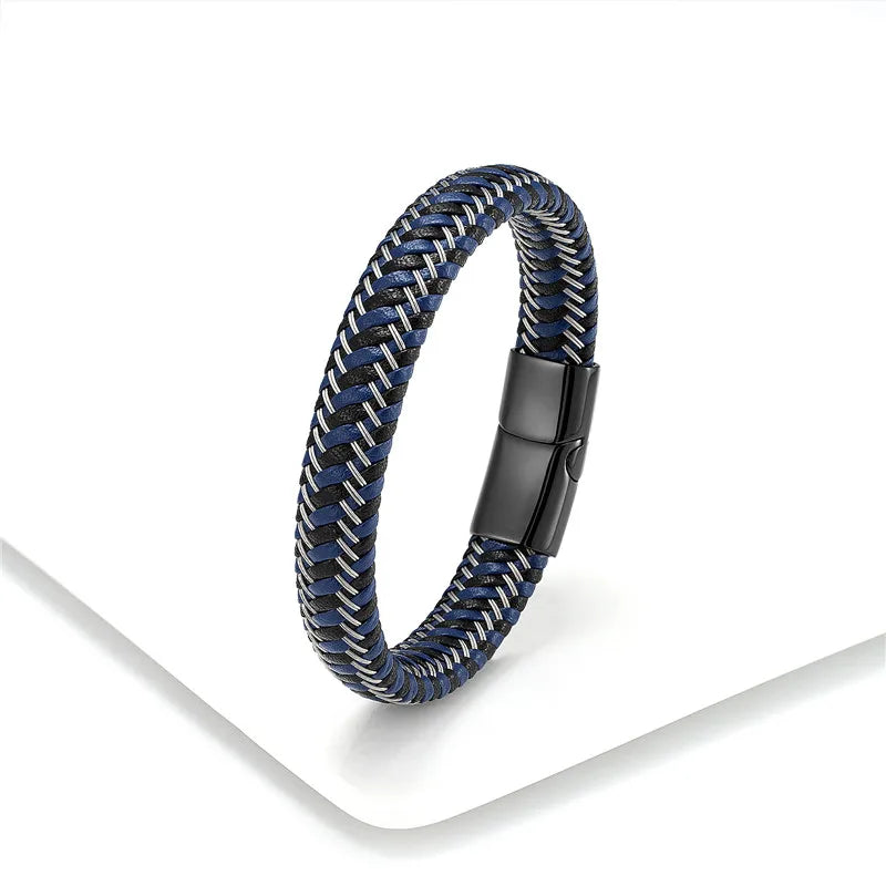 Martin Duval Two-Tone Braided Bracelet - Style 13