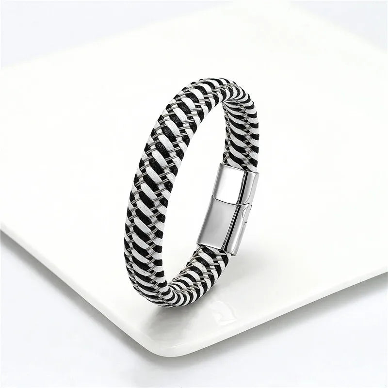 Martin Duval Two-Tone Braided Bracelet - Style 11
