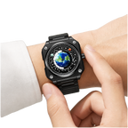ASTRANO Starry Earth Dial watch worn on the wrist