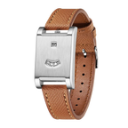 RAYDEN Silver / Brown Leather