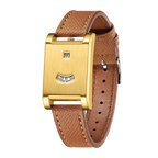RAYDEN Gold / Brown Leather
