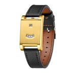 RAYDEN Gold / Black Leather