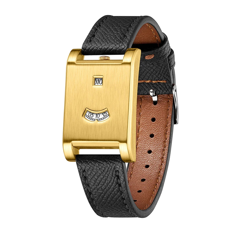 RAYDEN Gold / Black Leather