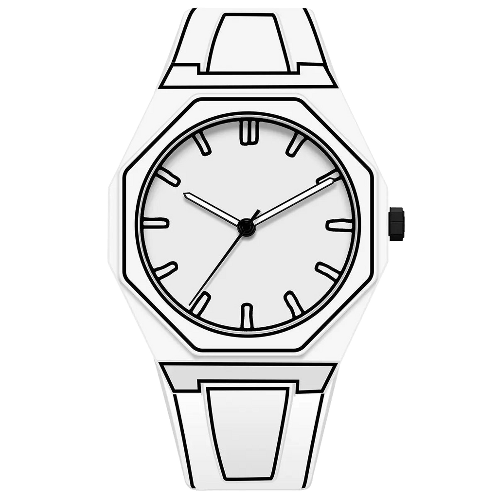 CONTORNO 2D Sketch Edition watch - White