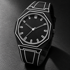 CONTORNO 2D Sketch Edition watch - close-up
