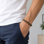 Worn - white tee, hand in pocket