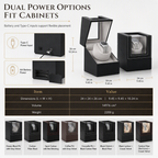 Automatic Watch Winder Box for Mechanical Watches Household Rotating Watch Storage Case